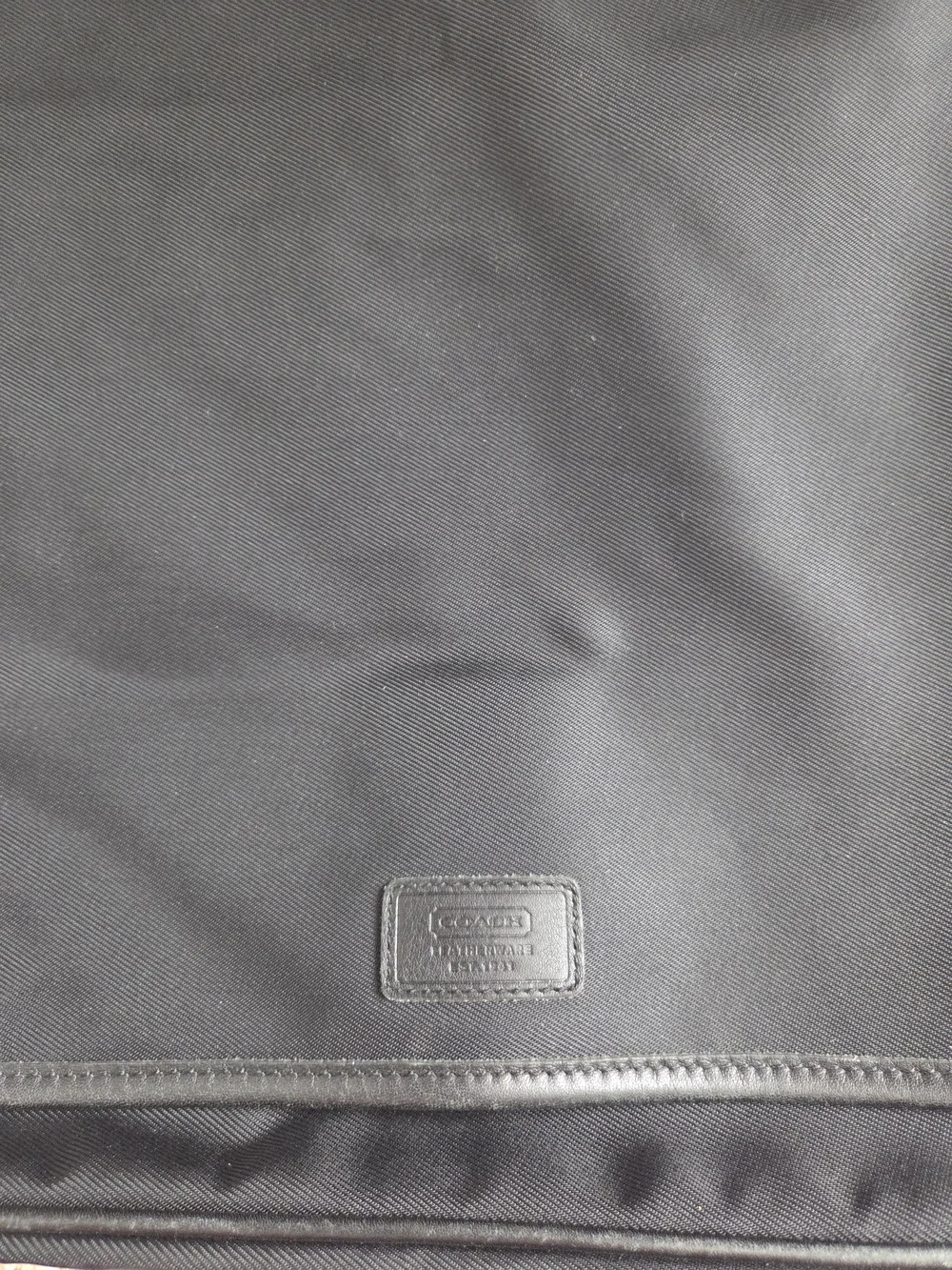 Coach Men's Black Messenger Bag - Classic Everyday Crossbody